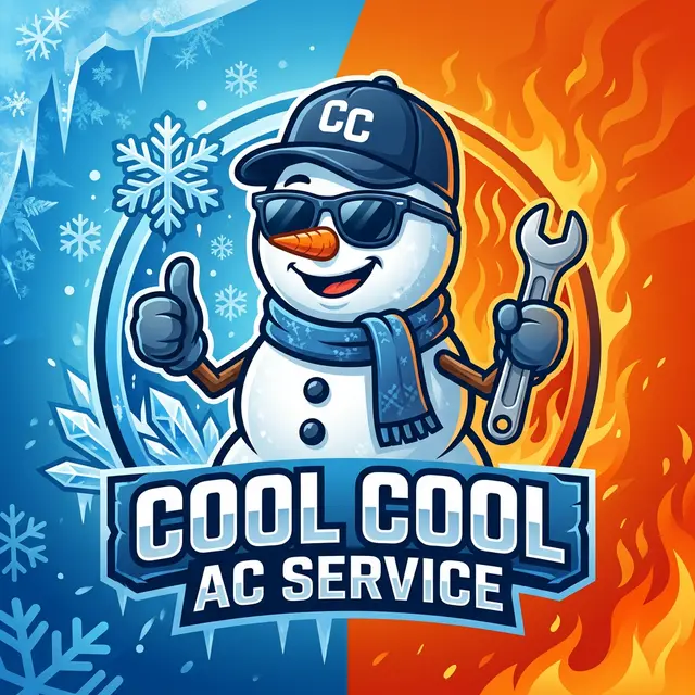 Cool Cool AC Service Logo